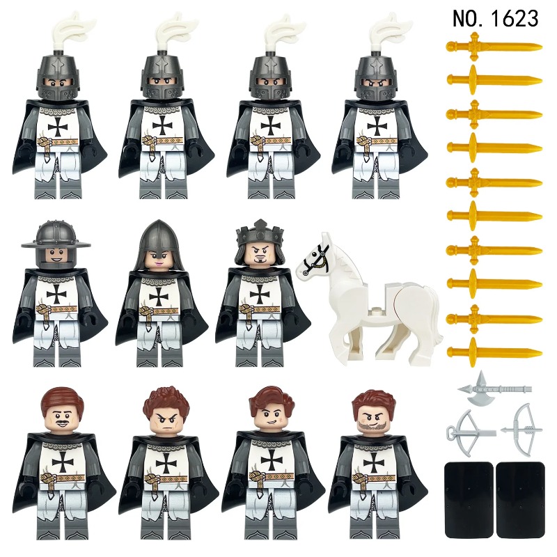 Woodworking Horse - Medieval soldier knight Rome assembled building