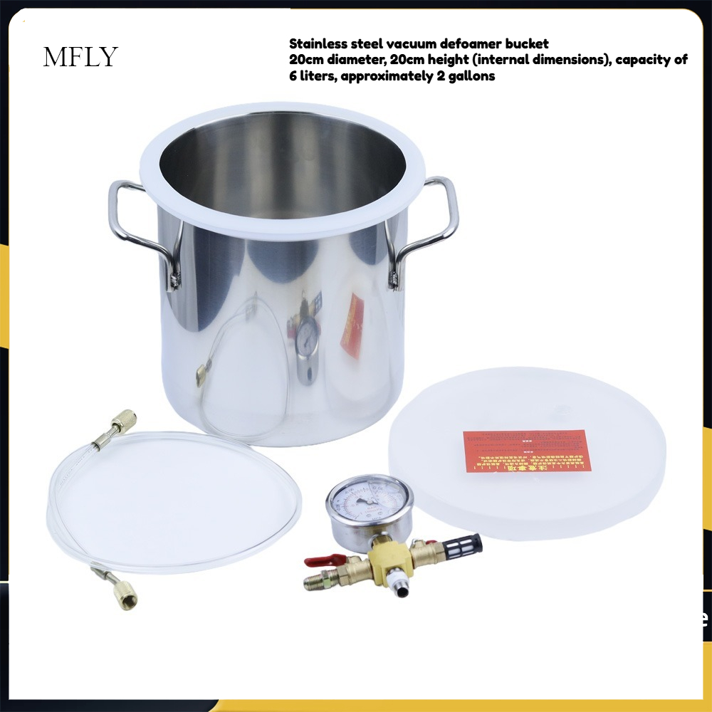 Woodworking Vacuum Press - 6L Upgraded Tempered Glass Lid Vacuum