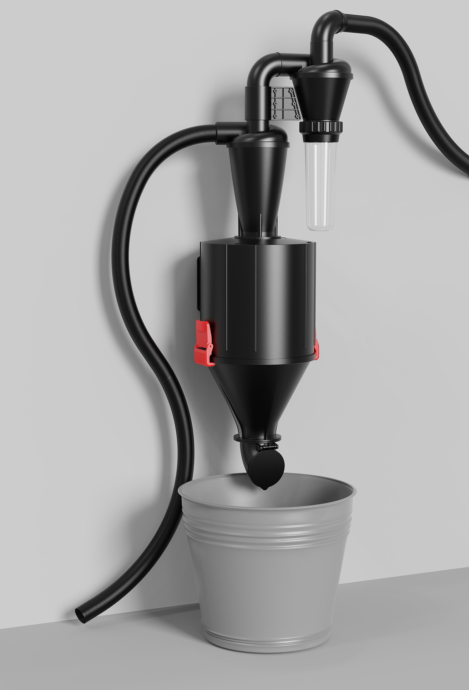 Woodworking Vacuum Press - Cyclone Separation Vacuum Cleaner Wall Mounted