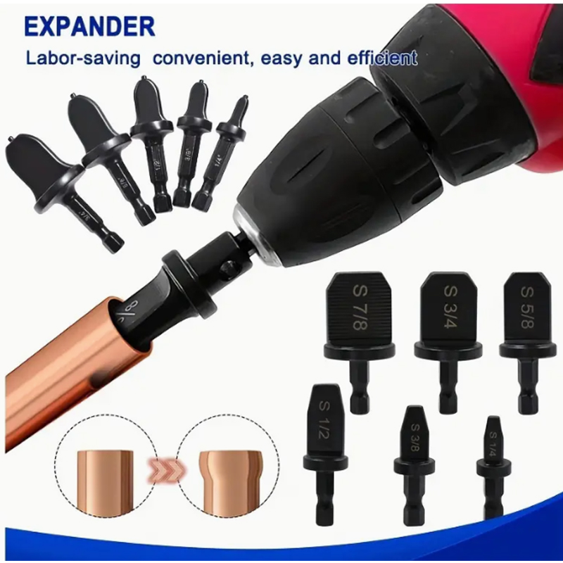 Woodworking Videos - 6pc Copper Tube Hole Expander Electric