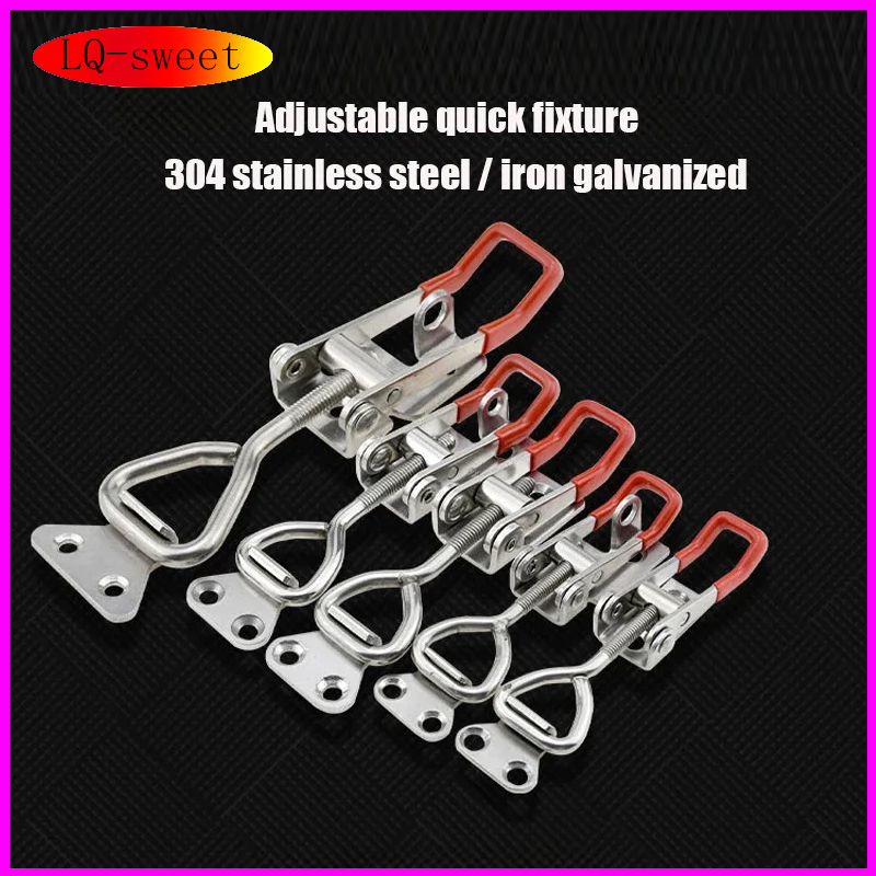 Woodworking Quick Clamps - Adjustable Toolbox Case Metal Toggle Latch