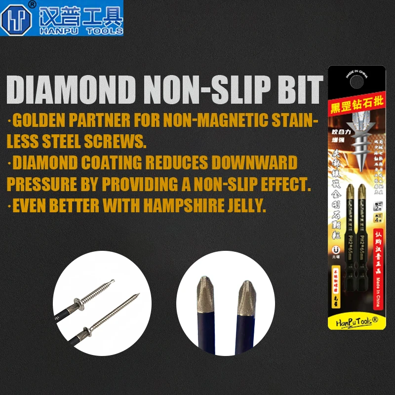 Woodworking Videos - HANPU PH-2 Diamond Non-Slip Bit Tool