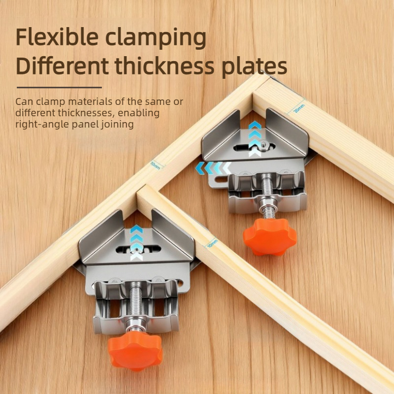 Woodworking Quick Clamps - Stainless steel open/closed angle clamp, woodworking