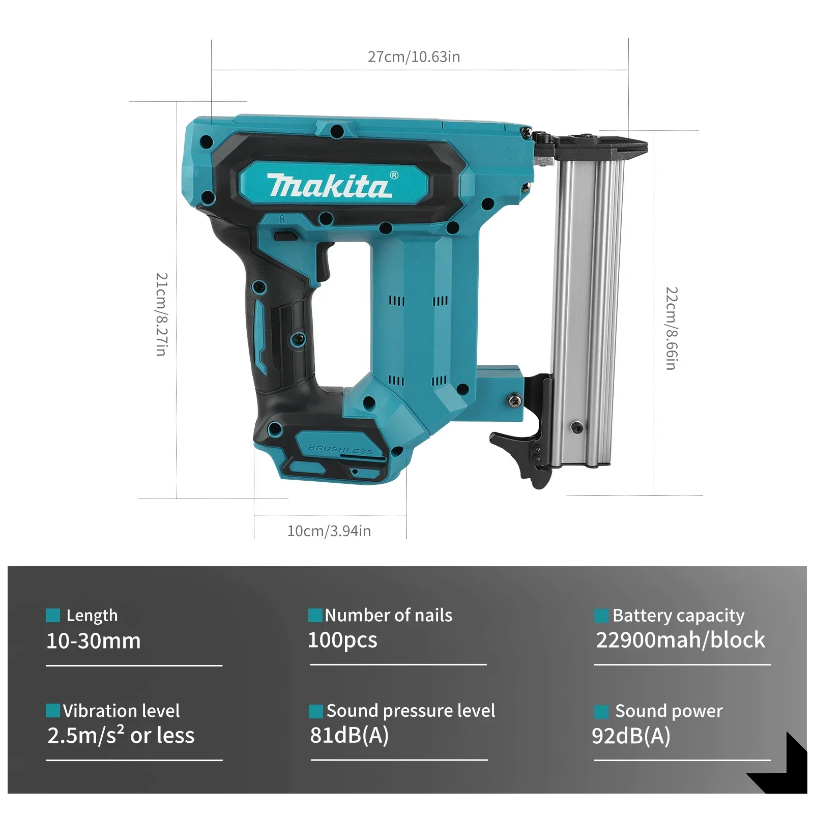 Makita Lithium-Ion Nail Gun:18 - Woodworking Nail Gun ulasan dan harga