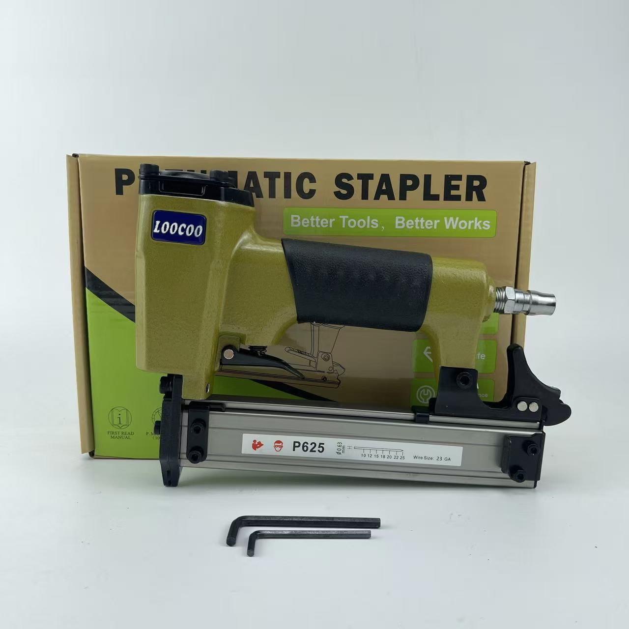 P625 23Ga Pneumatic Air Pin Na - Woodworking Nail Gun ulasan dan harga