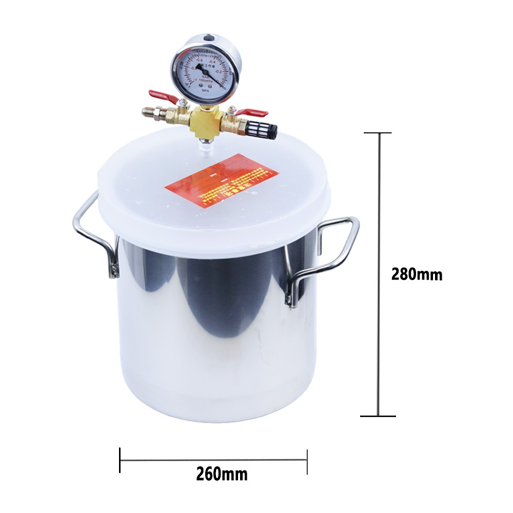 6L Upgraded Tempered Glass Lid - Woodworking Vacuum Press ulasan dan harga