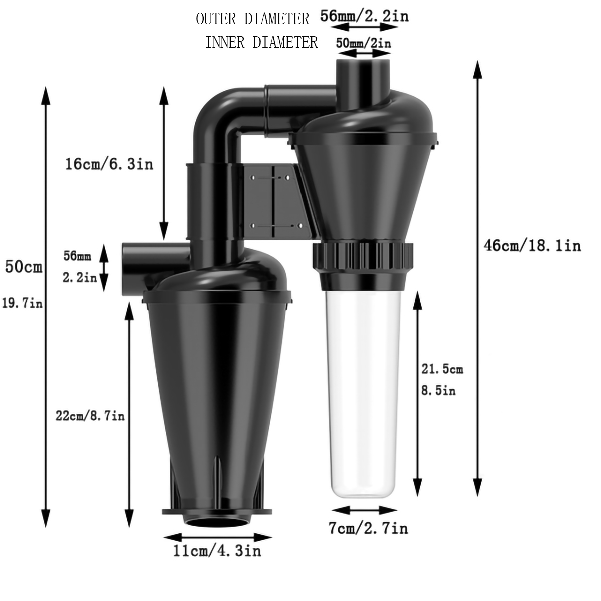 Cyclone Separation Vacuum Clea - Woodworking Vacuum Press ulasan dan harga