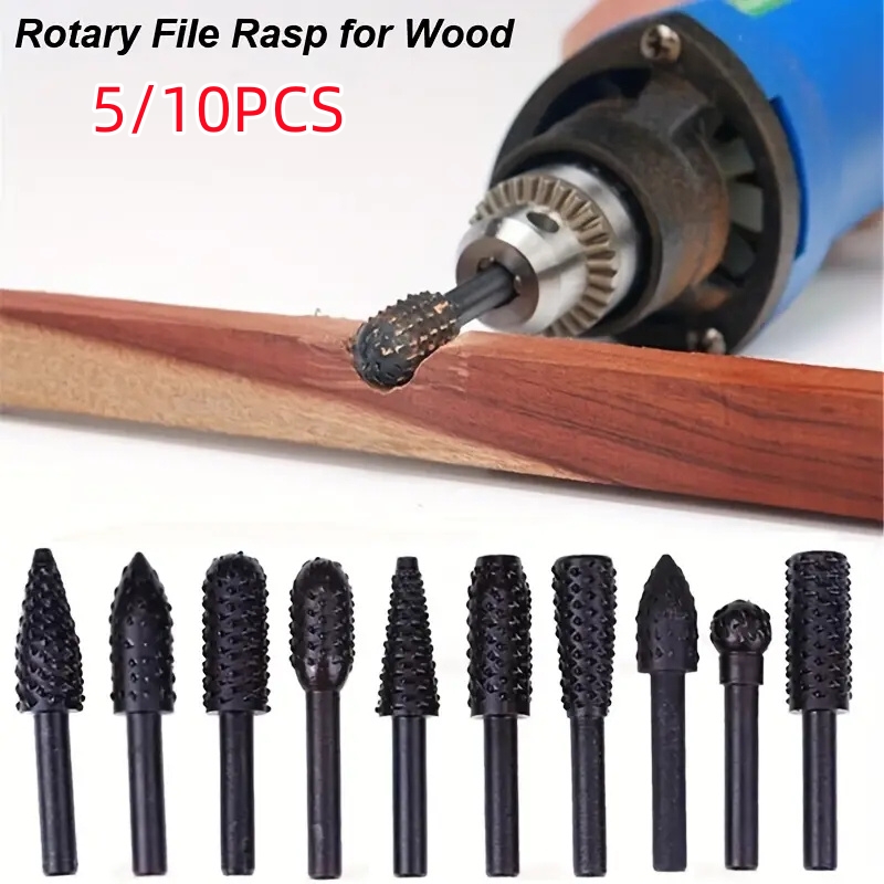 5PCS/10PCS 6mm Shank Rotary Bu - Woodworking Files And Rasps ulasan dan harga