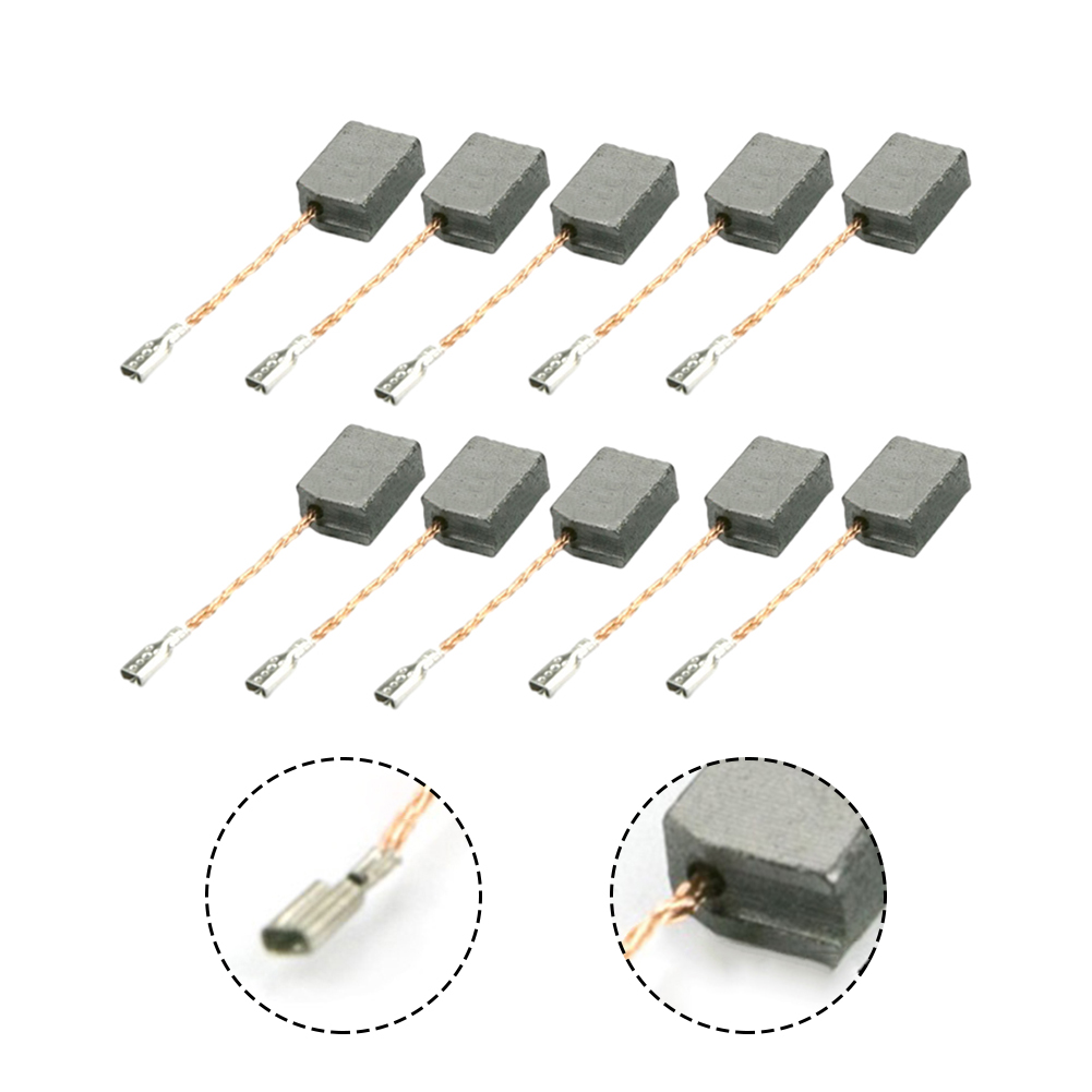 10pcs 6×11×15mm Carbon Brushes - Woodworking Videos ulasan dan harga