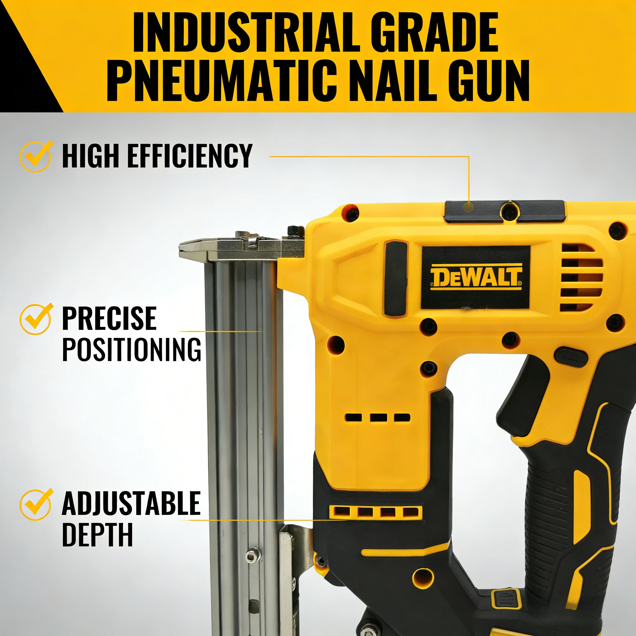 DEWALT Compact 18 Gauge Cordle - Woodworking Nail Gun ulasan dan harga