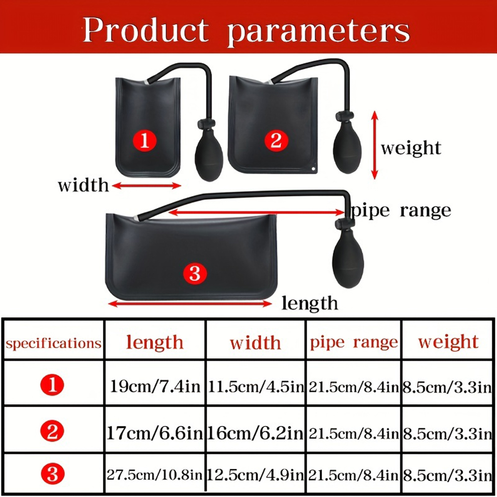 Air Pump Wedges Inflatable Air - Woodworking Edge Trimmer ulasan dan harga