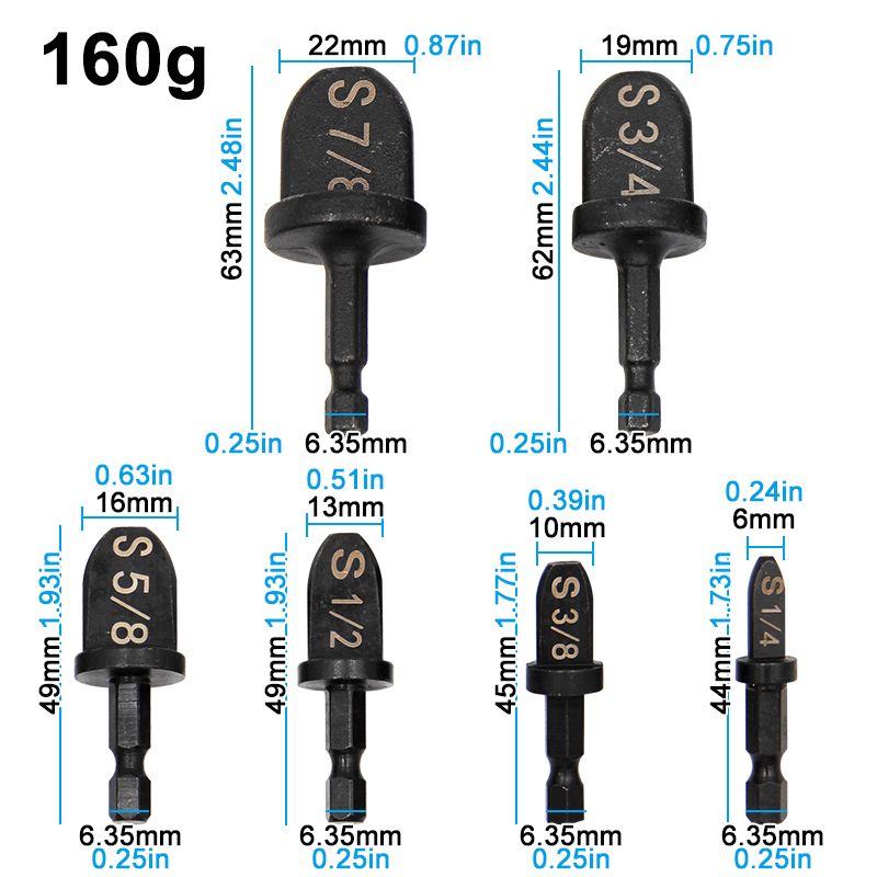 6pc Copper Tube Hole Expander  - Woodworking Videos ulasan dan harga