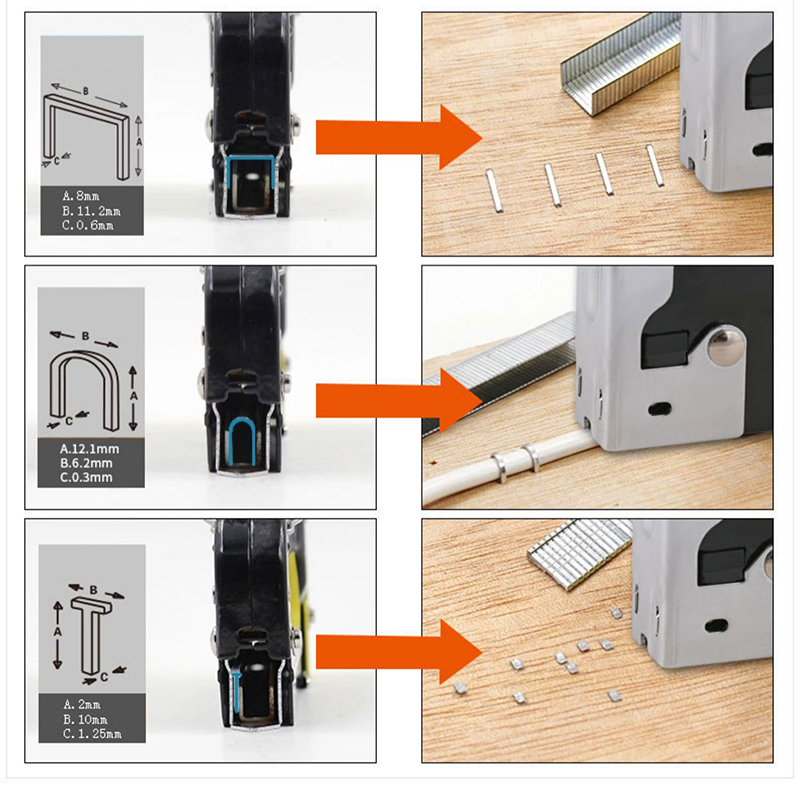 T/U/Door Shaped Heavy Duty Sta - Woodworking Nail Gun ulasan dan harga