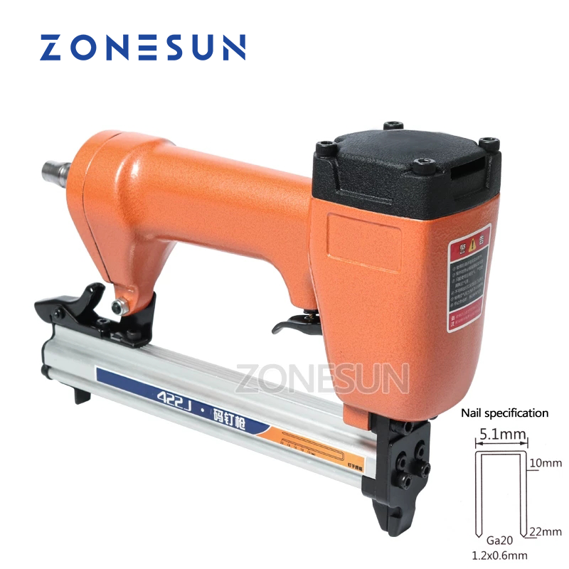ZONESUN 422J Ga20 5.1mm Width  - Woodworking Nail Gun ulasan dan harga
