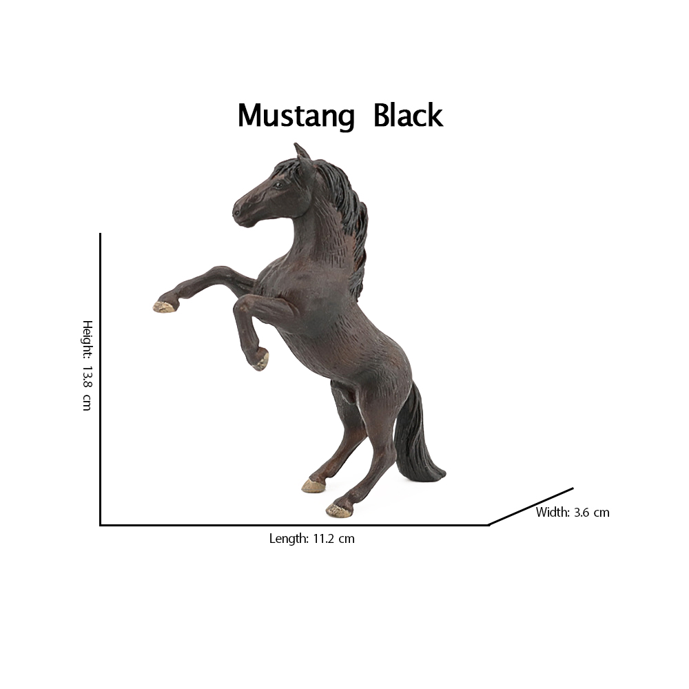 Horse Figurine Plastic Farm An - Woodworking Horse ulasan dan harga