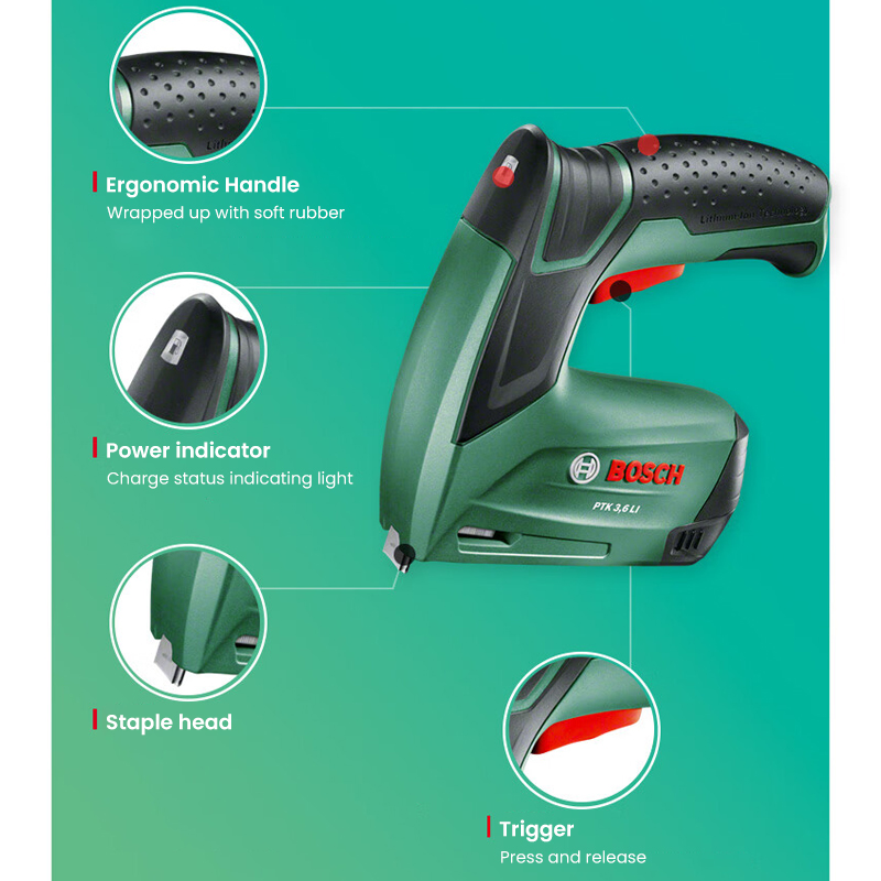 Bosch PTK 3.6 Li Cordless Nail - Woodworking Nail Gun ulasan dan harga