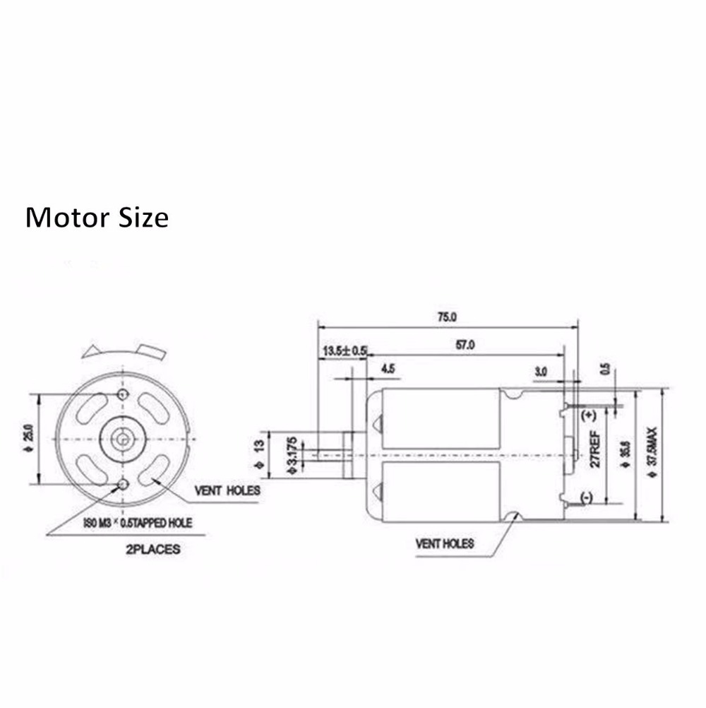 DC RS550 Motor 13 teeth 13teet - Bosch Drill Gsb 18V ulasan dan harga