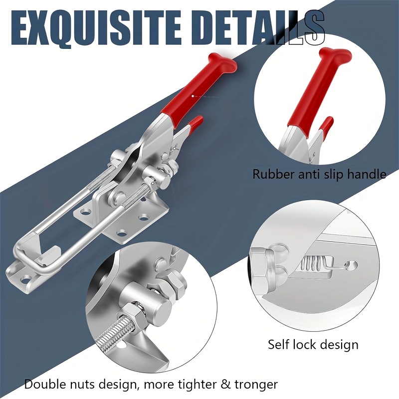 2Pcs Heavy-Duty Clamps Adjusta - Woodworking Quick Clamps ulasan dan harga