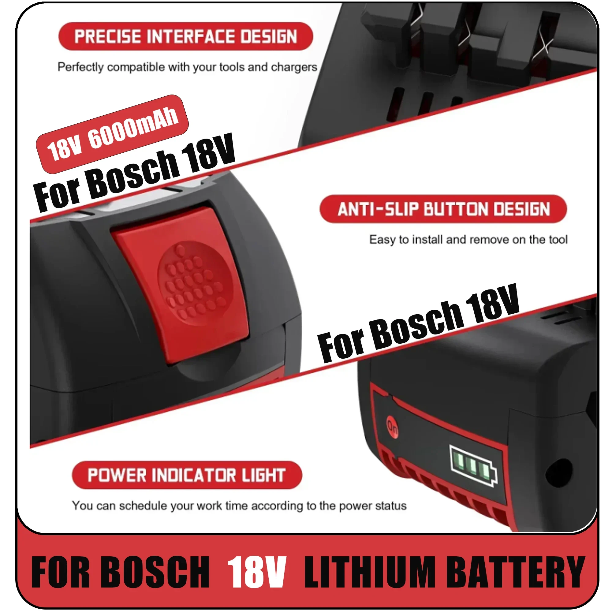 New Upgrade 18V 6.0Ah Battery🔥 - Bosch Drill Gsb 18V ulasan dan harga