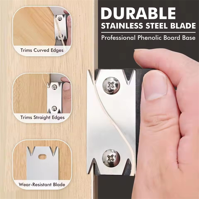 1pc Metal Edge Banding Trimmer - Woodworking Edge Trimmer ulasan dan harga