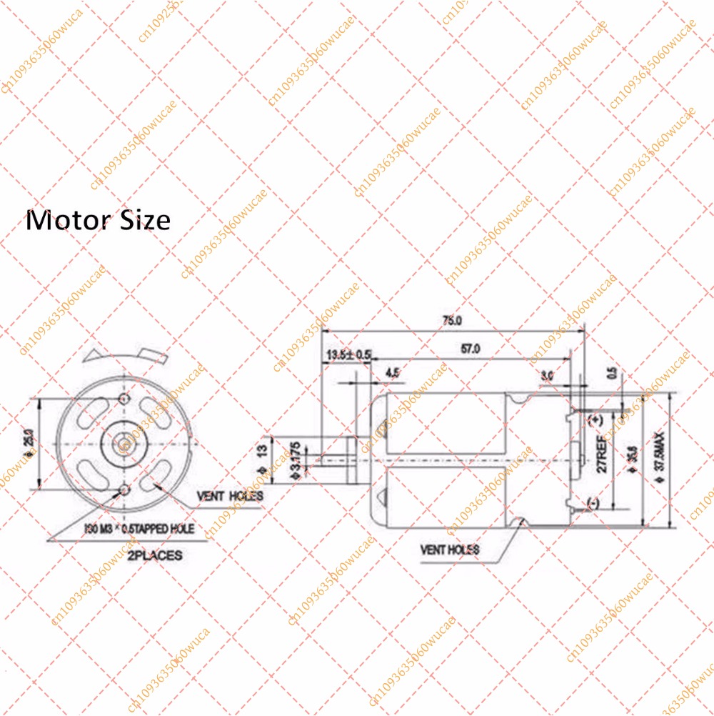 DC RS550 Motor 13 teeth 13teet - Bosch Drill Gsb 18V ulasan dan harga