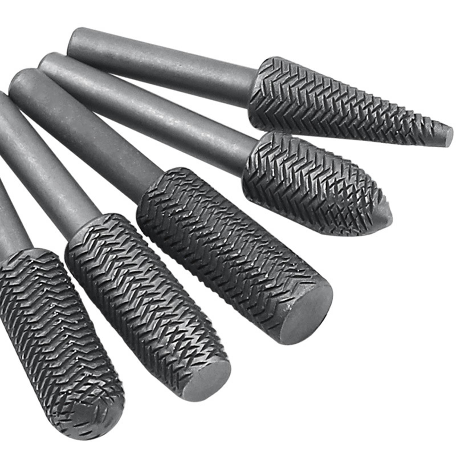 5x Steel Rotary Burr Set Carvi - Woodworking Files And Rasps ulasan dan harga