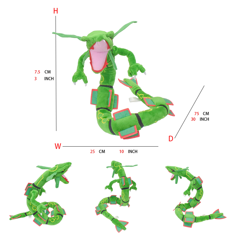 Pokemon Rayquaza Plush Doll So - Woodworking Horse ulasan dan harga